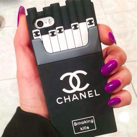 fake chanel phone cases|iphone case chanel smoking kills.